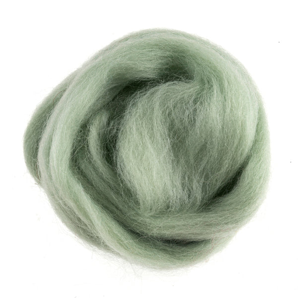 Trimits Natural Wool Roving - Mint Green FW10.332