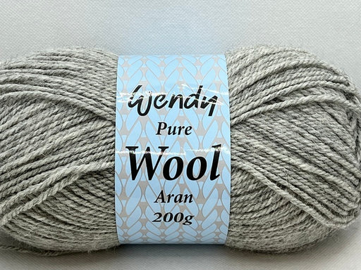 Wendy Pure Wool Aran Yarn 200g - Mountain Hare 5622 — Material Needs
