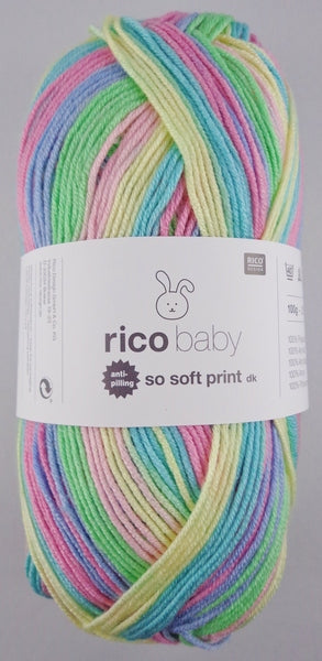 Rico Baby So Soft Print DK Baby Yarn 100g - Multicolour 003