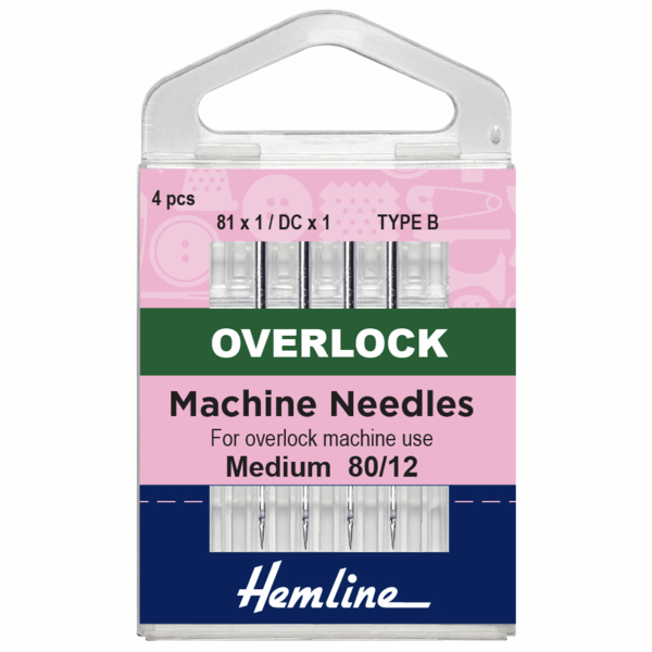 Overlock/Serger Machine Needles Type B 80/12 -
