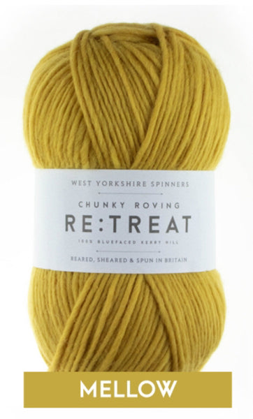West Yorkshire Spinners Retreat Roving Chunky Yarn 100g - Mellow 221