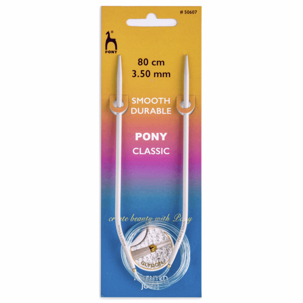 Pony Classic Fixed Circular Knitting Needles 3.75mm 80cm 50608