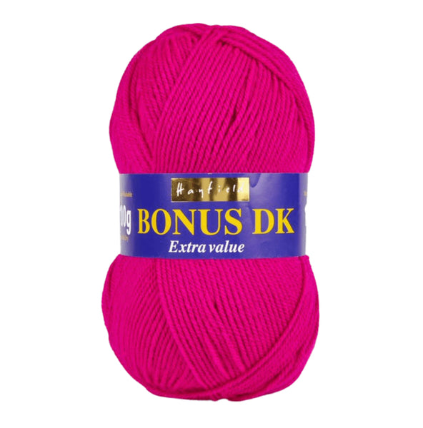 Hayfield Bonus DK Yarn 100g - Electric Pink 0572