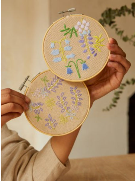 DMC Mindful Making - The Soothing Spring Embroidery Duo Kit - TB164