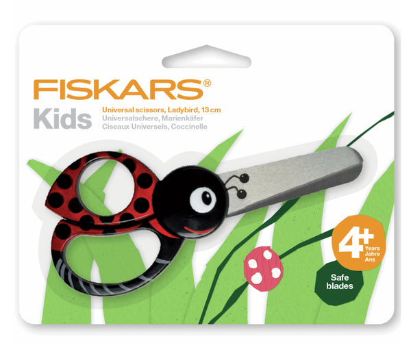 Fiskars Scissors Kids Animals Ladybug - F1381