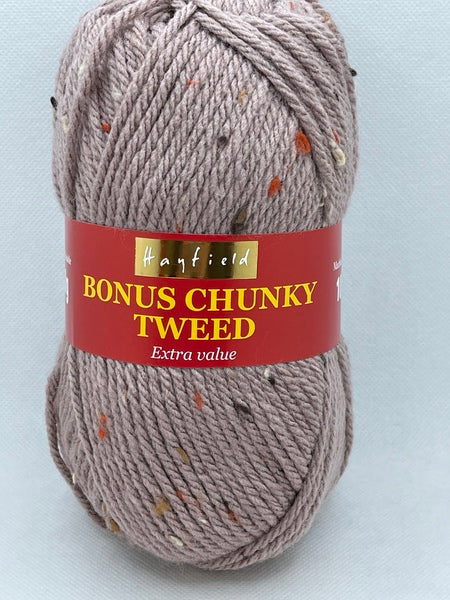 Hayfield Bonus Tweed Chunky Yarn 100g - Rose 0105