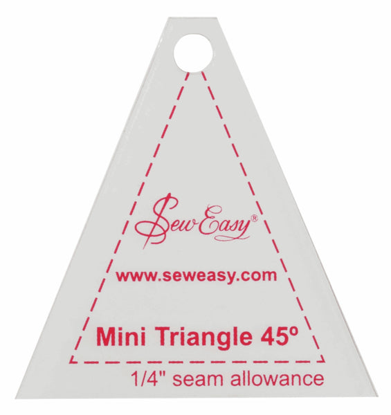 Template - Mini 45˚ Triangle - 2.5 x 2.4in - NL4153.3