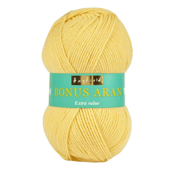 Hayfield Bonus Aran Yarn 100g - Lemon 0659