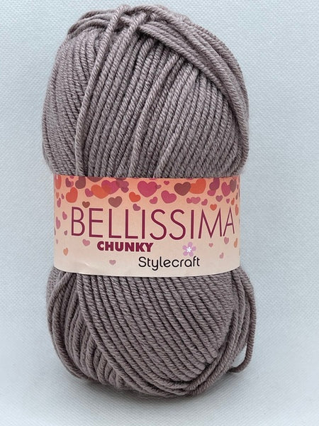 Stylecraft Bellissima Chunky Yarn 100g - Mischeivious Mink 3974