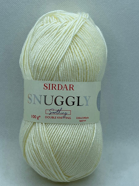 Sirdar Snuggly Soothing DK Baby Yarn 100g - Cream 0103