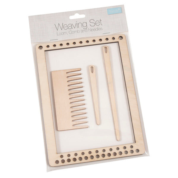 Weaving Set - Loom, Comb and Needles - TTW005