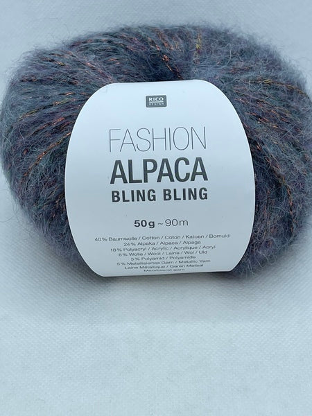 Rico Fashion Alpaca Bling Bling Chunky Yarn 50g - Teal 005