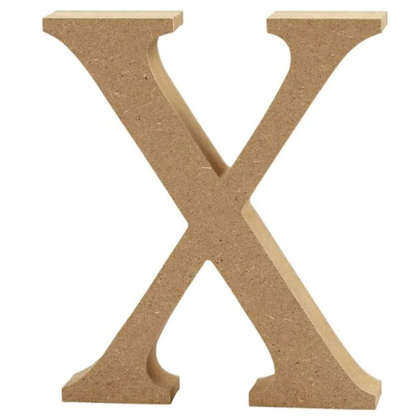 Letter X 13cm MDF