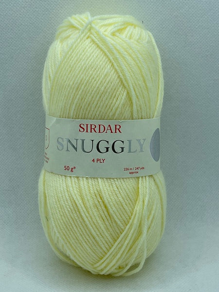 Sirdar Snuggly 4 Ply Baby Yarn 50g - Pastel Lemon 320