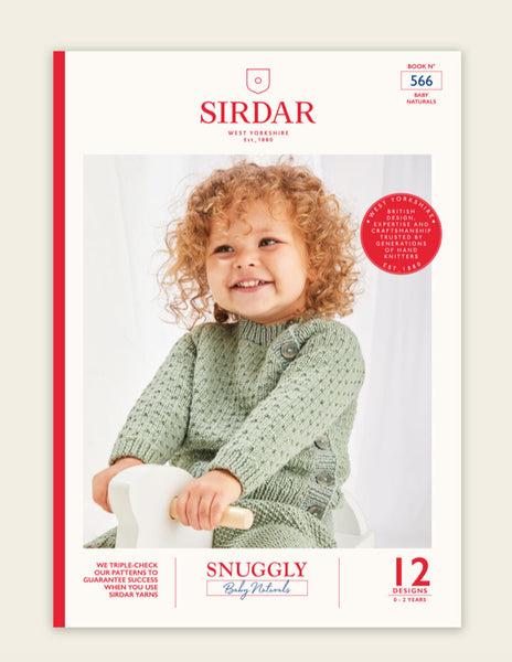 Sirdar Snuggly Baby Naturals Book - 12 Designs Book 566