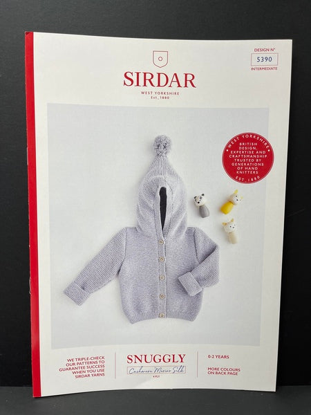 Sirdar Snuggly Cashmere Merino Silk 4ply - Baby Pattern - Jacket - 5390