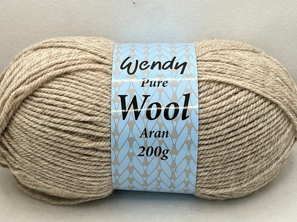 Wendy Pure Wool Aran Yarn 200g - Stag 5621