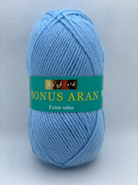 Hayfield Bonus Aran Yarn 100g - Powder Blue 960
