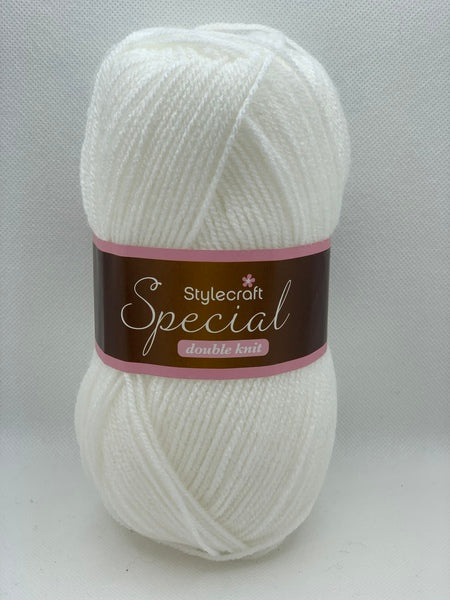 Stylecraft Special DK Yarn 100g - White 1001
