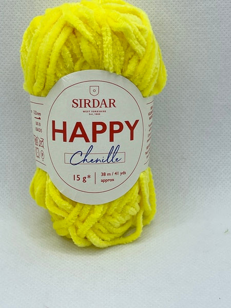 Sirdar Happy Chenille 4 Ply Yarn 15g - Sparkler 0025