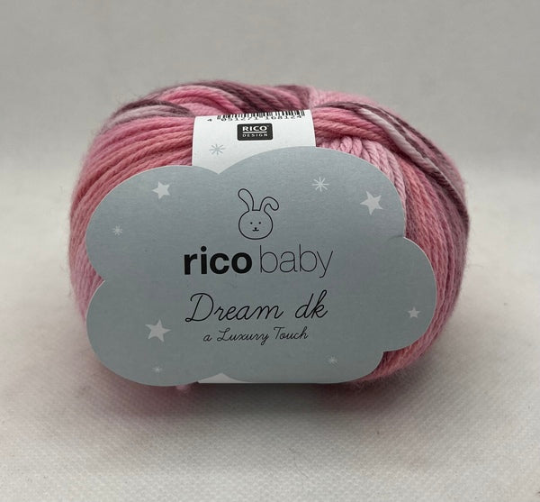 Rico Baby Dream DK Baby Yarn 50g - Burgundy 017 (Discontinued)