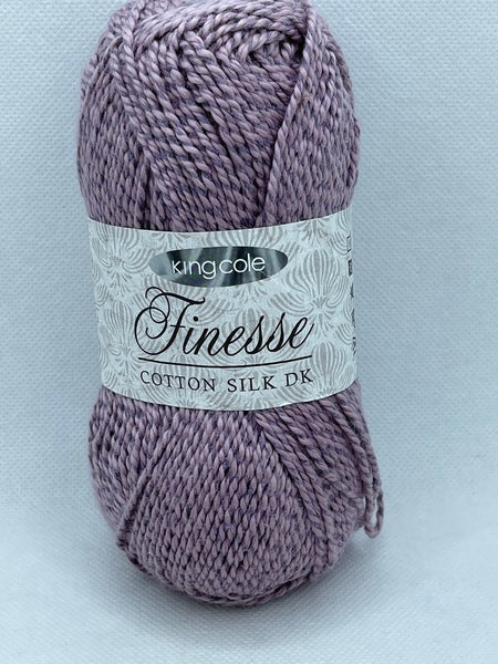 King Cole Finesse Cotton Silk DK 50g - Antique Lilac 2814