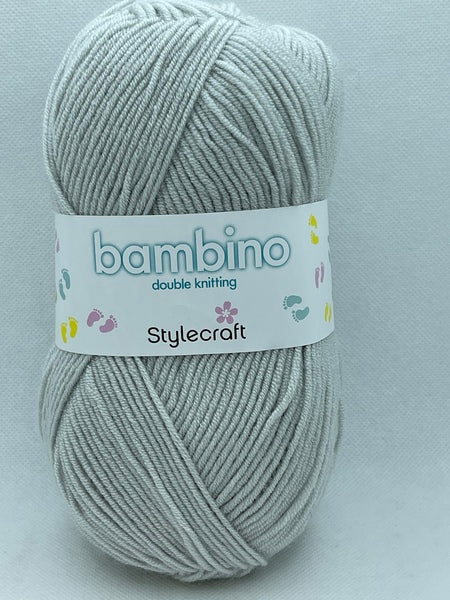 Stylecraft Bambino DK Baby Yarn 100g - Grey Mist 7115