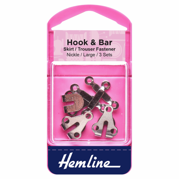 Hook and Bar - Large Nickel - H430.L