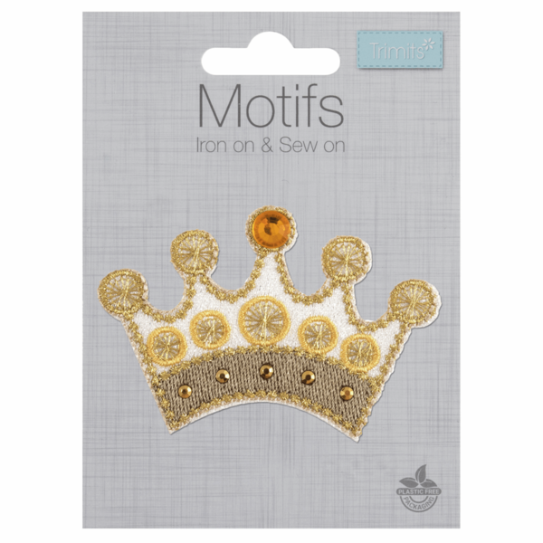 Motif - Gem Gold Crown- CFM2\064