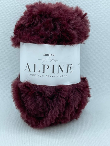 Sirdar Alpine Super Chunky Yarn 50g - Oxblood 0405