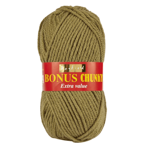 Hayfield Bonus Chunky Yarn 100g - Olive Green 0634