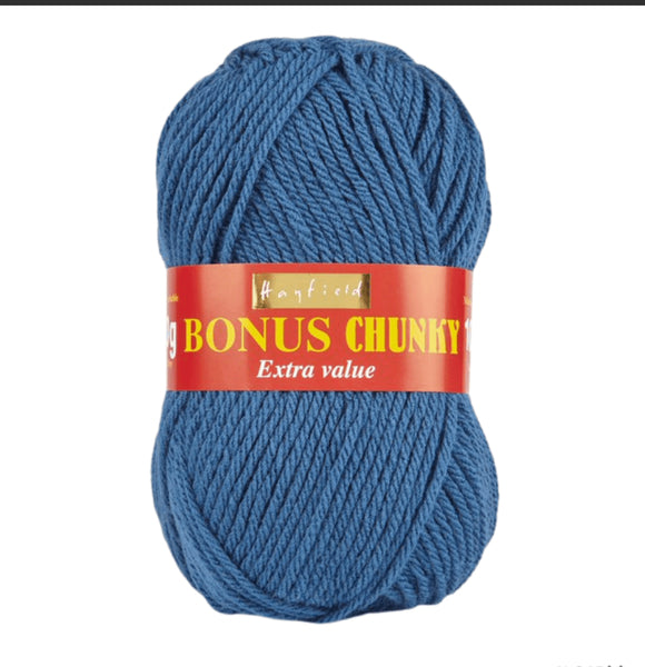 Hayfield Bonus Chunky Yarn 100g - Royal Teal 0558