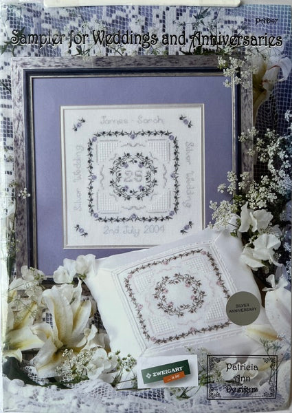 Patricia Ann Designs - Wedding & Anniversary Sampler Cross Stitch Kit - PAD47