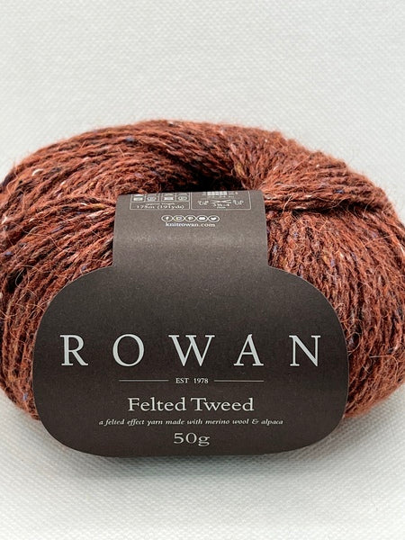Rowan Felted Tweed DK Yarn 50g - Barn Red 196