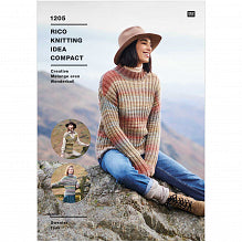 Knitting Pattern Rico Knitting idea Compact - Creative Melange Aran Wonderball Sweater - Tank - 1205