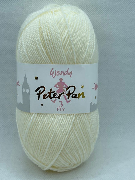 Wendy Peter Pan 3 Ply Baby Yarn 50g - Ice Cream 3PY02
