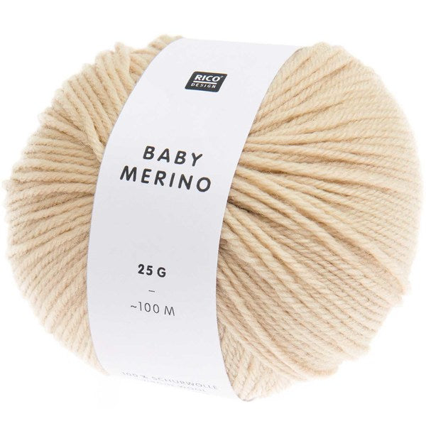 Rico Baby Merino DK Baby Yarn 25g - Ecru 002