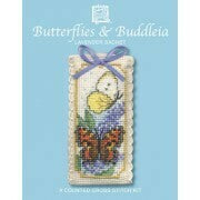Textile Heritage Lavender Sachet Cross Stitch Kit - Butterflies & Buddleia SABB