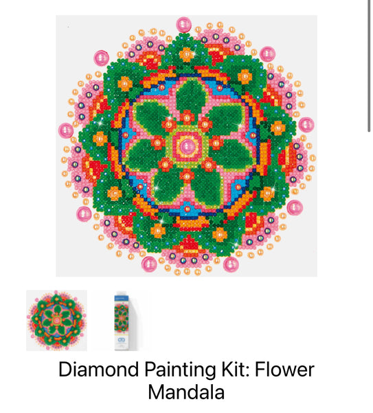 Diamond Painting Kit - Flower Mandala DD3.008