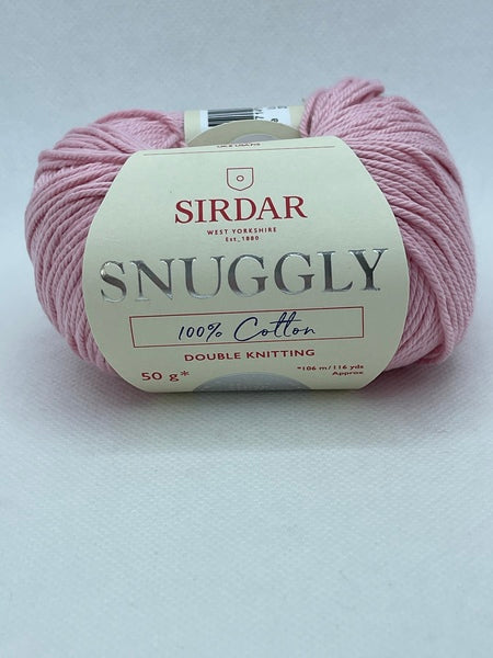 Sirdar Snuggly 100% Cotton DK Baby Yarn 50g - Rose 764 (Discontinued)
