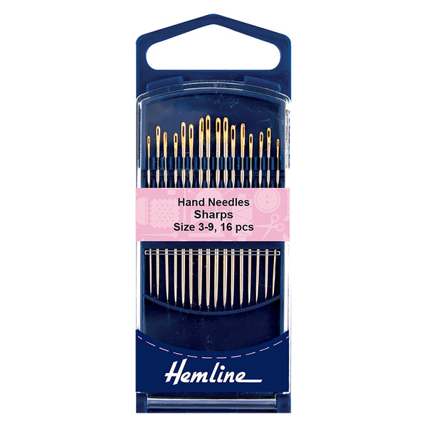 Hand Needles Premium Gold Eye Sharps Size 3-9 - H288G.39