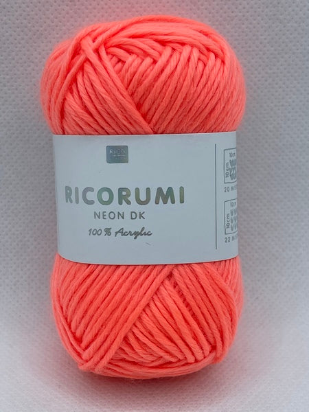 Rico Ricorumi Neon DK Yarn 25g - Orange 001