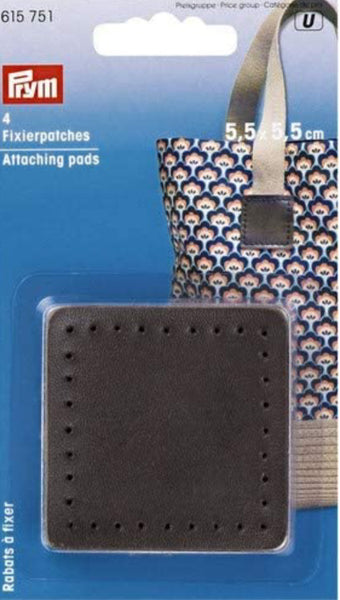 Prym Bag Attaching Pads Brown - Pack of 4 - 615751