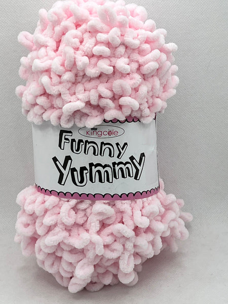 King Cole Funny Yummy Chunky Yarn 100g - Pink 4141