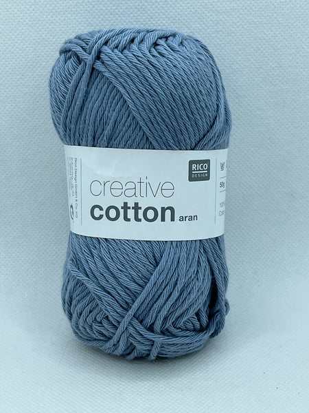 Rico Creative Cotton Aran Yarn 50g - Denim 18