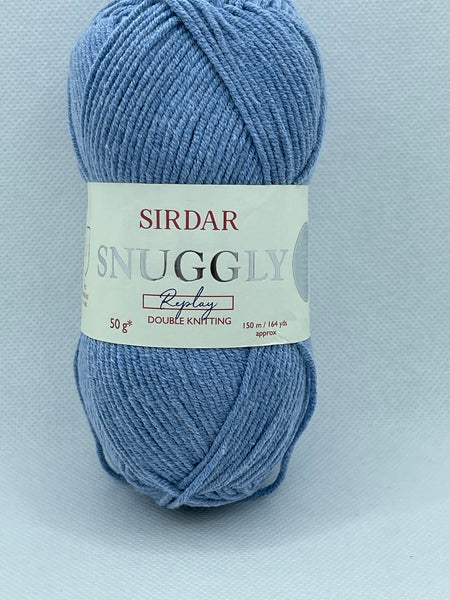 Sirdar Snuggly Replay DK Baby Yarn 50g - Bunny Hop Blue 108