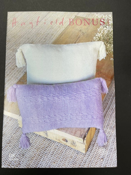 Knitting Pattern - Hayfield Bonus DK - Cushions 10263