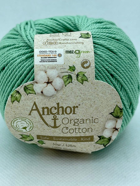 Anchor Organic Cotton 4 Ply Yarn 50g - Forest River 219