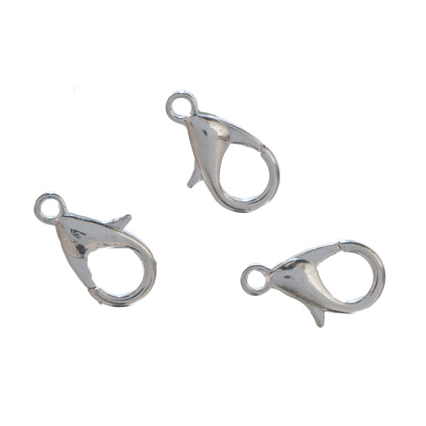 Trimits Trigger Clasp Silver 10mm Pack of Three - CB0588