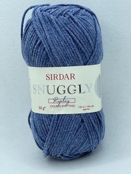 Sirdar Snuggly Replay DK Baby Yarn 50g - Daredevil Denim 0107